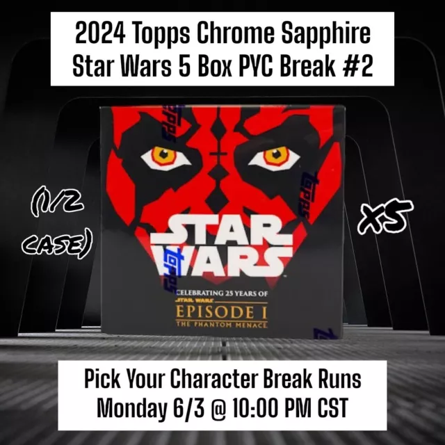 IAN MCDIARMID AS Darth Sidious 2024 Topps Chrome Sapphire Star Wars