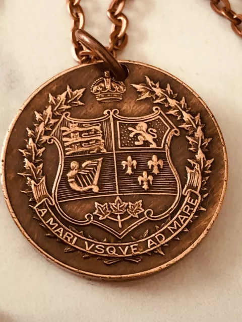 Canada Confederation Coin Pendant 1987-1927 Canadian Necklace Custom Made