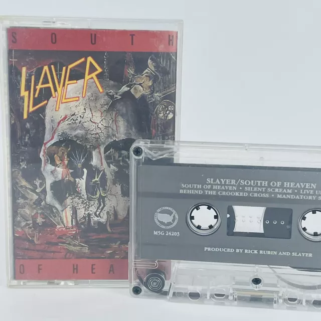 Slayer South Of Heaven Cassette Tape 1988 Def Jam Recordings M5G 24203