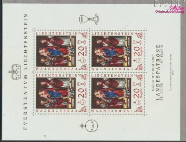 Liechtenstein 1151Klb Sheetlet (complete issue) unmounted mint / never (9477564