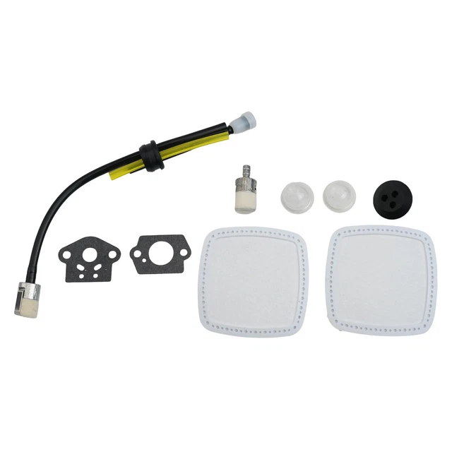 Kit Complet Filtre à Air + Carburateur Pour Souffleurs à Feuilles ECHO PB-250, PB-250LN, ES-250 – Inclut Joints, Ampoule Amorçage Et Durites