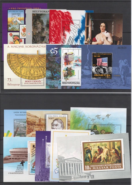 Ungarn - Sammlung Blocks - 23 Blöcke - postfrisch