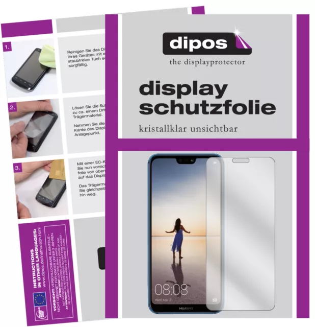 6x Schutzfolie für Huawei P20 Lite klar Displayschutzfolie Folie Display Schutz