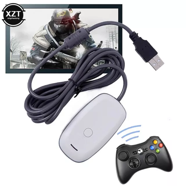 Microsoft-Récepteur USB sans fil Xbox 360, manette de jeu Xbox360, adaptateur PC