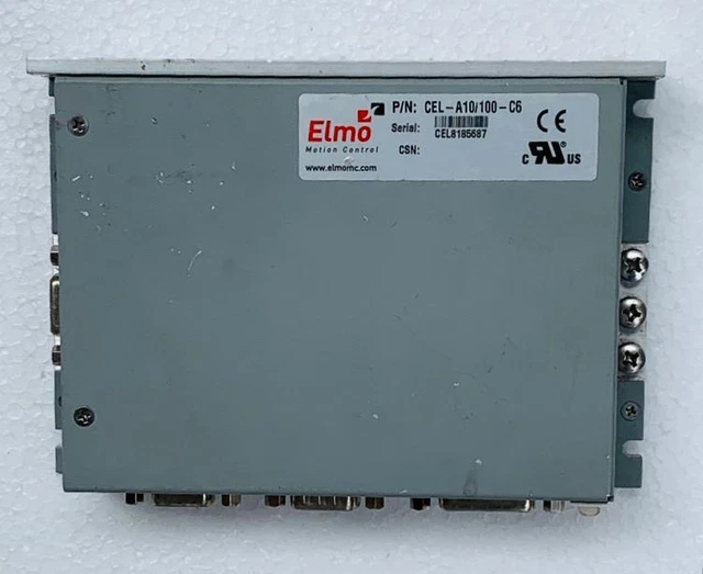 ELMO CEL-A10/100-C6 MOTON CONTROL, SERVO MOTOR, 104876 | eBay