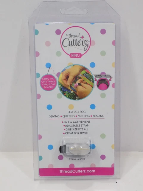 THREAD CUTTERZ Ring Thread Cutter Cort SO Ajustable Hojas Dobles NUEVO