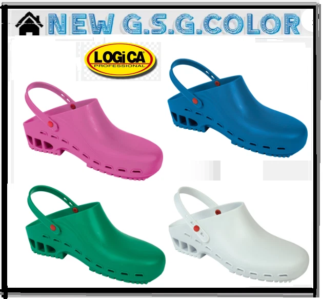 Zoccoli Da Lavoro Donna 41610 - Tomaia In Pelle, Plantare In Sughero, Suola Antiscivolo - Foto 3