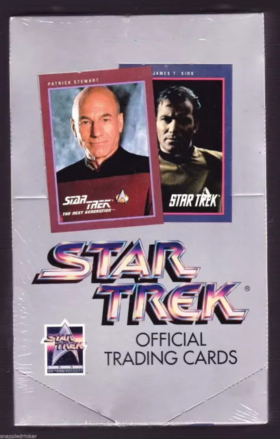 Star Trek Series 1 Trading Card Box New Factory Sealed 1991 Impel Amricons
