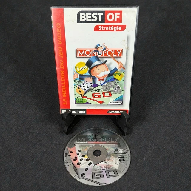 Jeu PC Monopoly Infogrames – Édition Complète 2002, Comme Neuf, PEGI 3, France