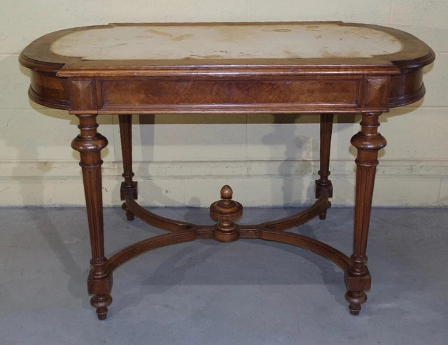 antica scrivania in noce  stile Napoleone III  fine '800 francese