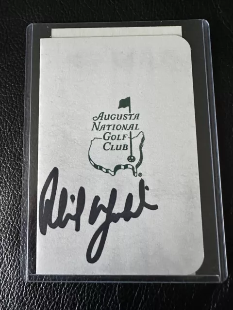 Phil Mickelson Signed JSA Autographed Masters Augusta National Scorecard PGA