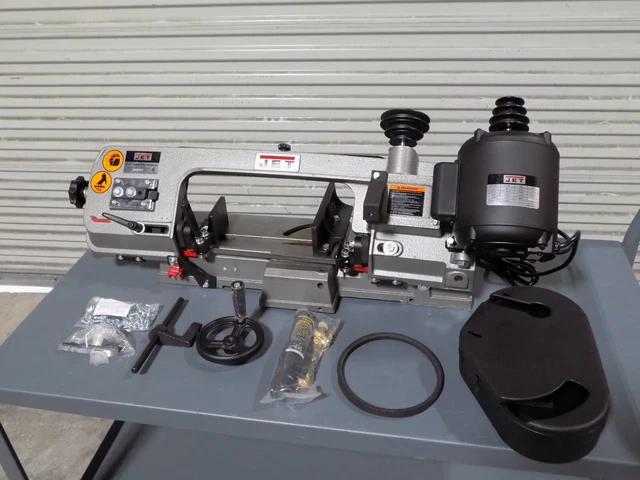 Jet Horizontal Bandsaw 5" x 8" Cutting Capacity 1/2 HP 115/230v 414453