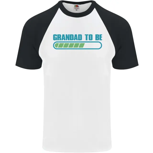 Grandad to Be Newborn Baby Grandparent Mens S/S Baseball T-Shirt