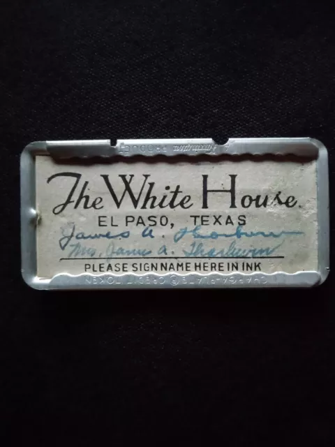 Vintage - The White House (Department Store) Charge Plate / Credit Token 1950's