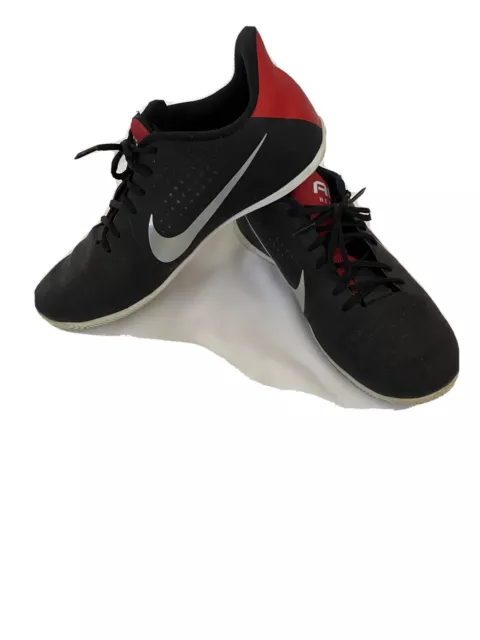 NIKE AIR BEHOLD Low Basketball Shoes Men Size 11 Black And Red