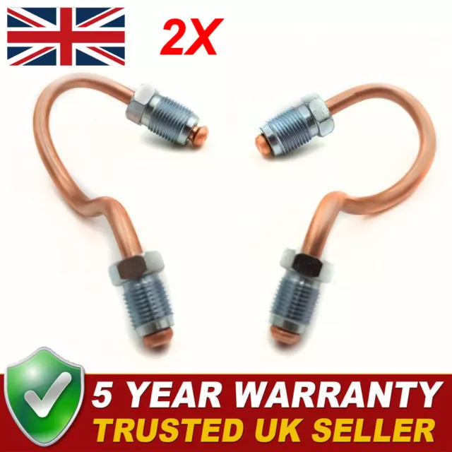 2Pcs Rear Brake Pipes (TRW Caliper) Fits VW Golf MK 5&6 GTI Skoda AUDI A3 TT