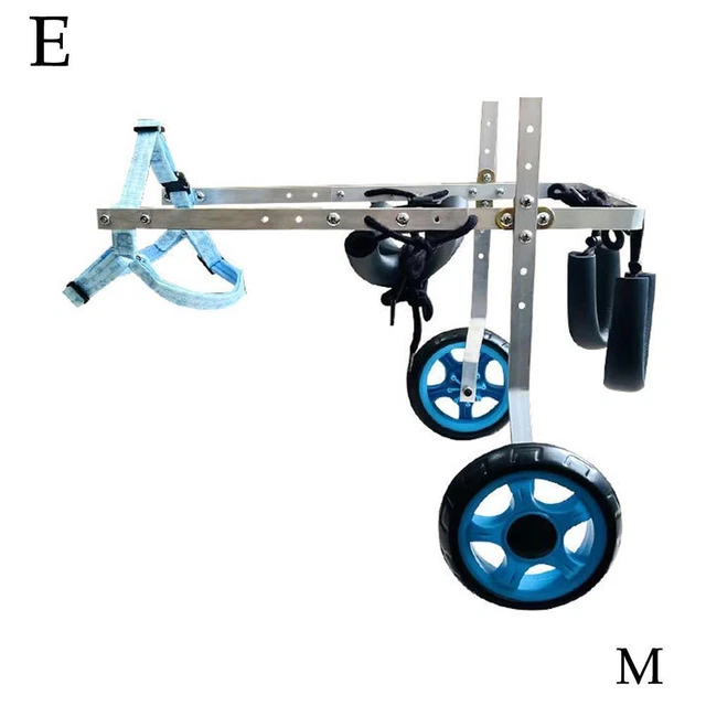 M Dog Wheel Chair For Back Legs Pet Wheelchair Disabled Dog Old Cat Walk Tool Z3