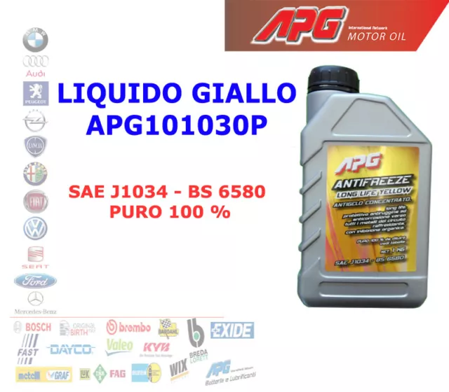 FRP*LIQUIDO ANTIGELO RADIATORE GIALLO AREXONS PETRONAS yellow liquid  antifreeze