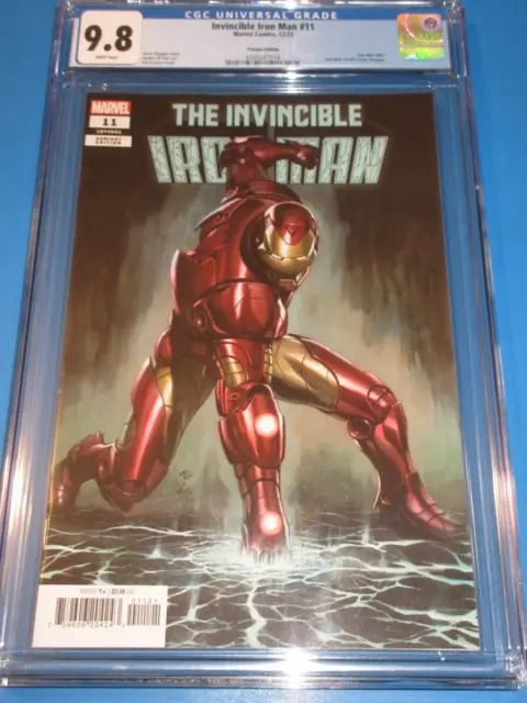 Invincible Iron Man #11 Granov Variant CGC 9.8 NM/M Gorgeous Gem Wow