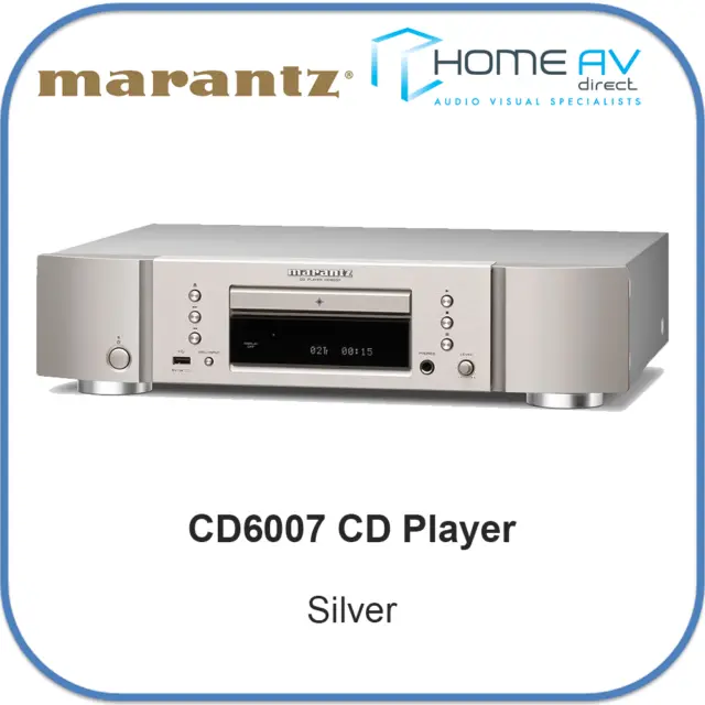 MARANTZ CD6007 CD Player - Silver - one year old, hardly used