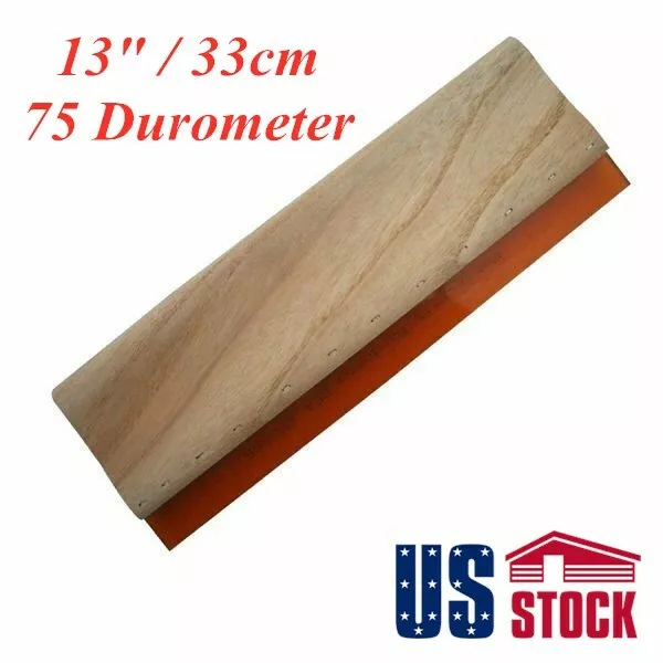 13" / 33cm Silk Screen Printing Squeegee Ink Scraper Silk Stencil Printing-USA