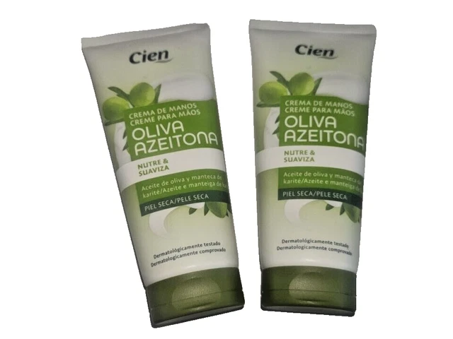 2 X CIEN Care Hands Cream With Natural Olive Oil and Karite Butter 2x100 ml  Pack 22.00 - PicClick UK