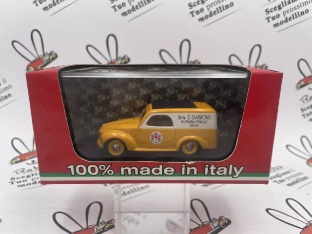 Die Cast " Fiat 500C Furgoncino New EGR Genova 1950 " R375B Brumm 1/43
