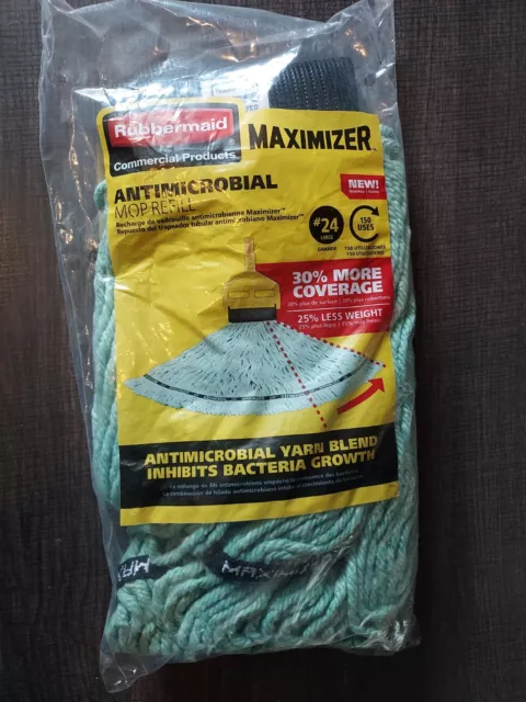 Rubbermaid Commercial Maximizer #24 Antimicrobial Mop Refill