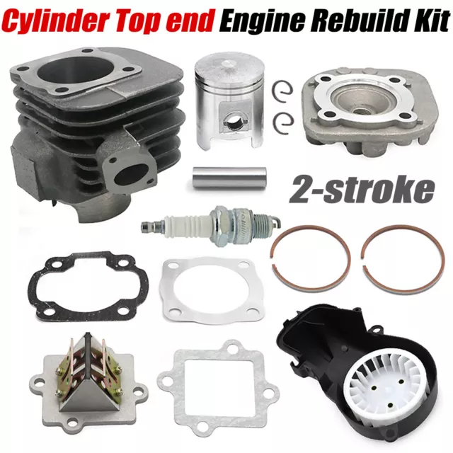 Big Bore Cylinder Head Fan Engine Rebuild Kit For Yamaha Jog 90CC 2-STROKE ATV