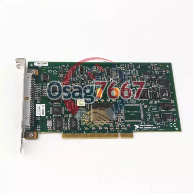 1PCS National Instruments NI PCI-1200 DAQ Card USED Tested