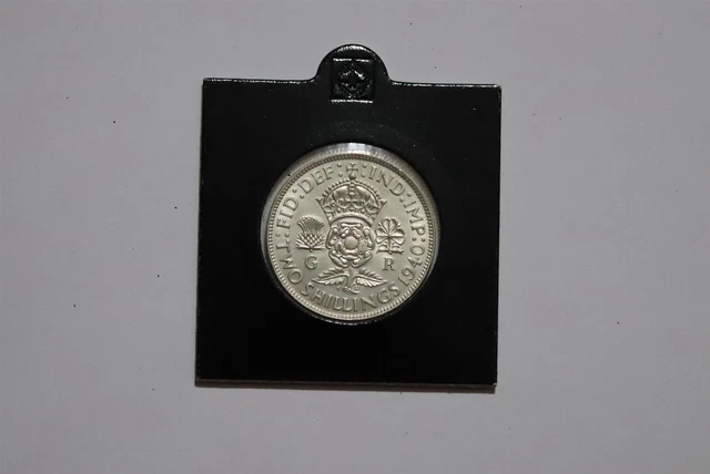 🧭 🇬🇧 Uk Gb Florin 1940 Silver High Grade B54 #14 Iqo