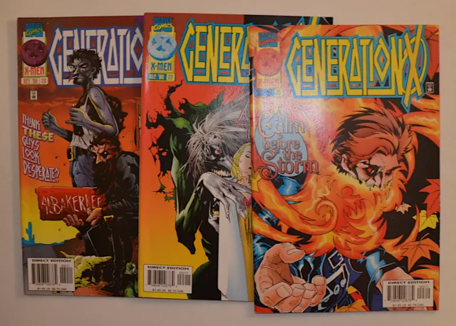Generation X Lot of 3 #20,22,23 Marvel Comics (1996) VF/NM 1st Print Comic Books