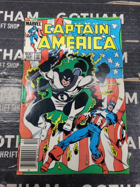 Captain America Volume 1 #312 December 1985 Deface The Nation Marvel Comic Book
