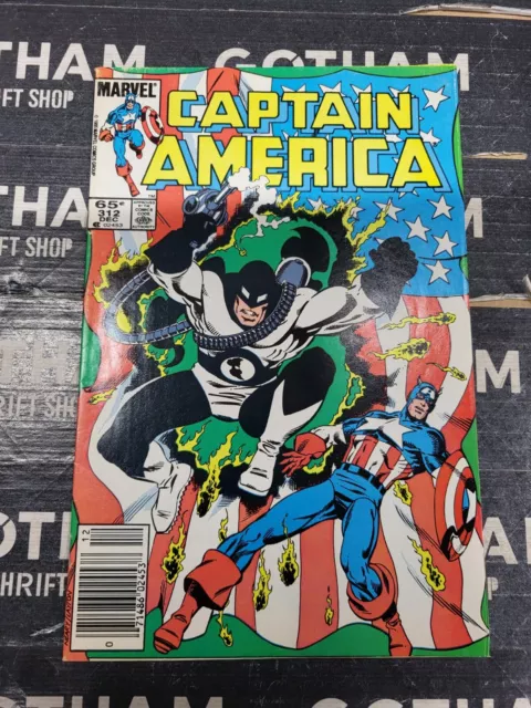 Captain America Volume 1 #312 December 1985 Deface The Nation Marvel Comic Book