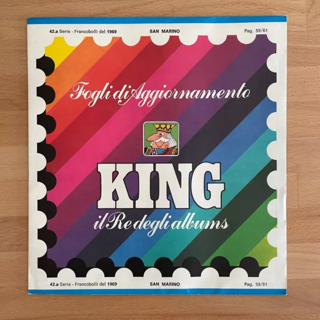 Fogli Marini King San Marino 1969