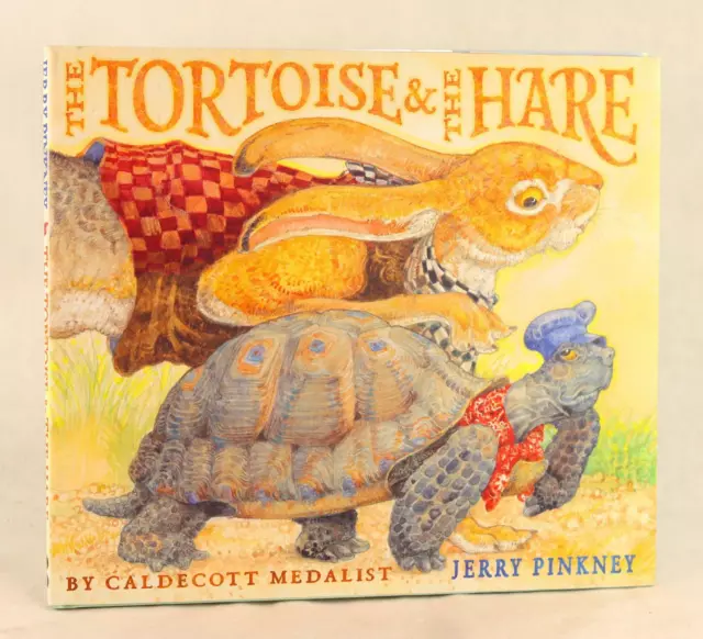 Jerry Pinkney Signed 2013 The Tortoise & the Hare Hardcover w/Dustjacket