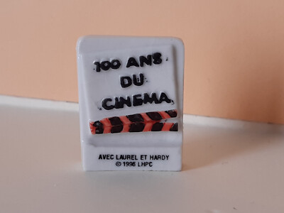 Série complète de 10 fèves LAUREL ET HARDY 100 ANS DU CINEMA Coffret vitrine 