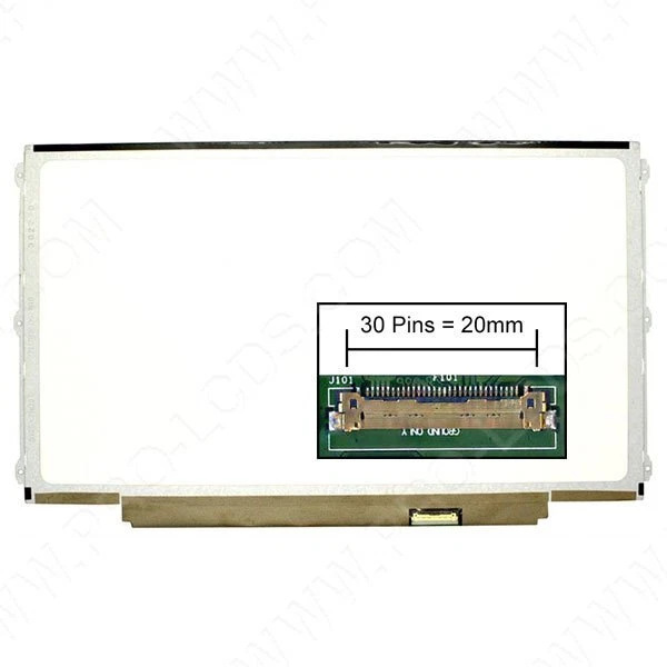 Dalle écran LCD LED 12.5" B125XTN01.0 - Résolution WXGA 1366x768 - Connecteur 30 Broches - Neuf