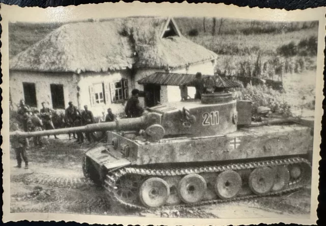 GERMAN PHOTO ww2 ARCHIVE : Char Panzer TIGRE nr 211 _ BARBAROSSA