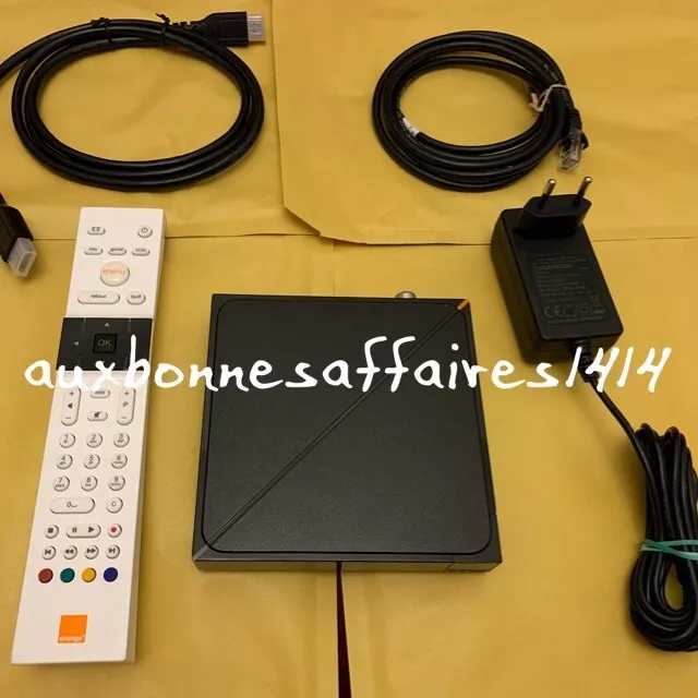 Décodeur TV UHD  DTIW385 orange 4 K -mini-Wifi -Complet ,HDMI CÂBLE OFFERT