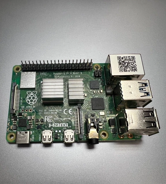 RASPBERRY PI 4 Model B, 4GB DDR4 RAM Single Board Computer (RPI4-MODBP ...