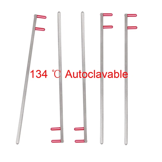 Dental X Ray Holder Bite Bitewing Indicator metal bar Arm -XCP (5 Pcs) RED 134 ℃