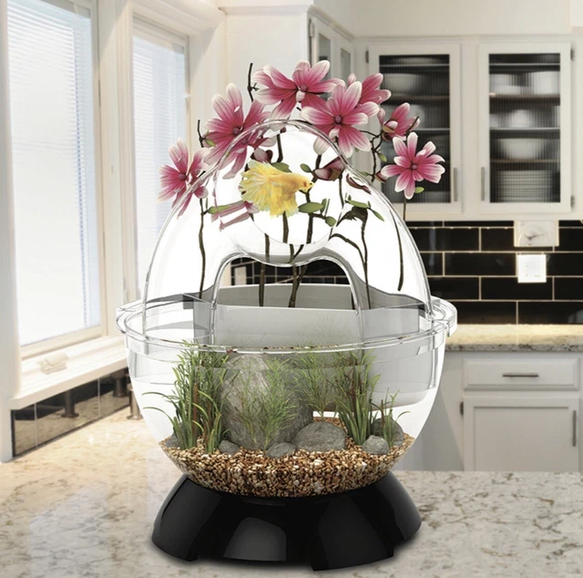 BioBubble Wonder Aquarium Tunnel Kit Unique Fish Tank Betta Bowl 1.5g