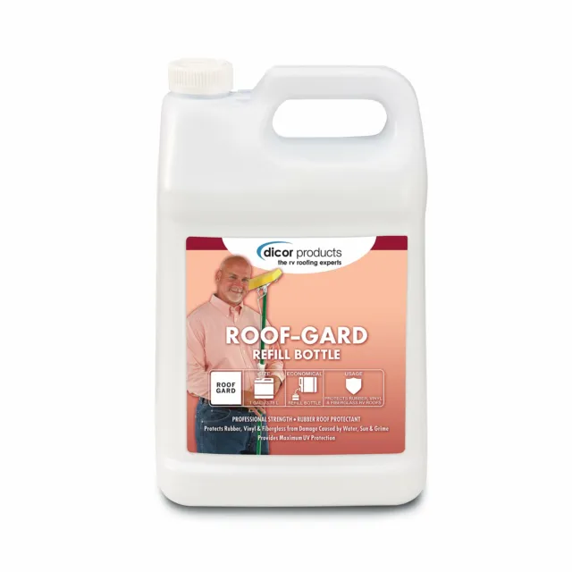 Dicor Roof-Gard Rubber Roof Coil/Surface Protectant 1 Gallon RP-RG-1GL