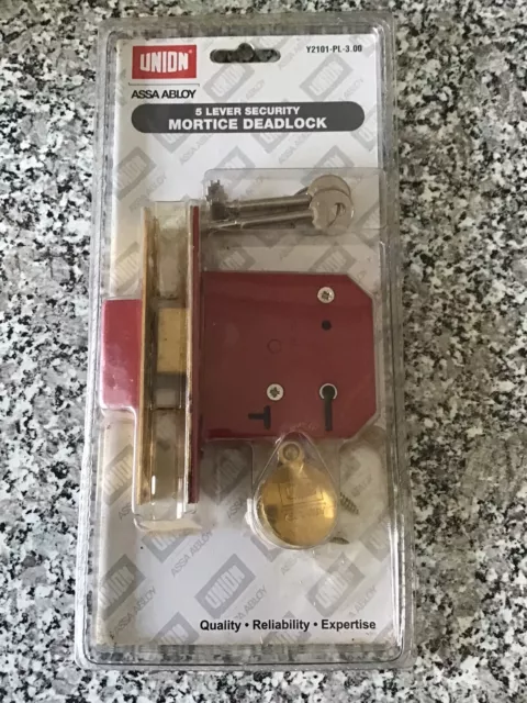 union 5 lever mortice lock