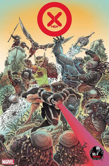 X-Men Vol 6 #13 Cover B Variant James Stokoe Predator (AXE Judgment Day) 2022
