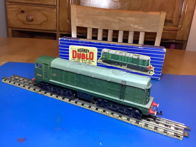 Hornby Dublo 3 Rail L30 BR Class 20 Bo-Bo Diesel Loco D8000 serviced & Remaged