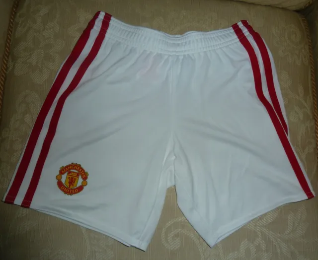 Adidas Manchester United Football Shorts Boys Age 5-6 Years