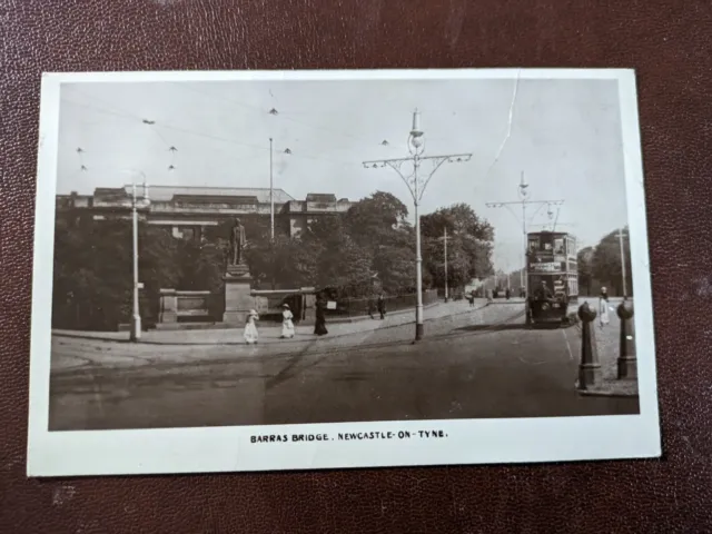 Newcastle Upon Tyne, Barras Bridge c.1910 RP Postcard