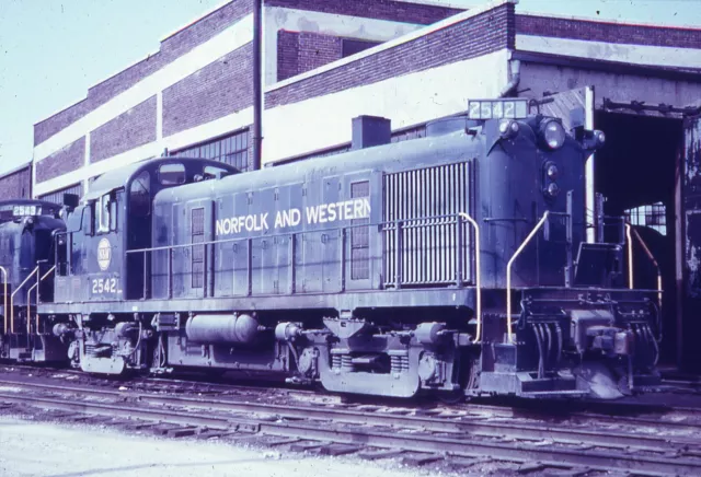 Duplicate Train Slide Norfolk & Western Alco RS-3 #2542 Kansas City